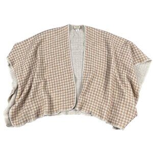 Boyne Valley Weavers Ireland Womens Wool Blend Cape Cardigan Sz Small